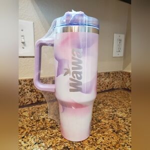 Wawa Sealed 2024 Limited Edition Vacuum Insulated Marble Design Tumbler w/ Straw